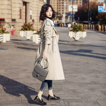 Beige original brand Wind dress Women in the middle of 2022 Spring new temperament Inn style Inn Wind coat High-sense jacket