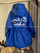 Foreign Trade Goods Export Tail single American Overalls Alphabet Clothing with Cap Windsuit Jacket Woman with a small crowdsourced design