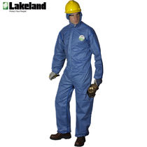 Lakeland protective clothing summer breathable dustproof industrial dust particulate matter cleaning one-piece chemical protective clothing Blue SMMS