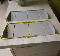 Cabinet Ear Tray Thickened Equipment Support Plate Accessories Standard 19-inch Mounting Hole Distance 465mm Gray Black
