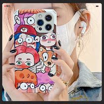 Graffiti cartoon anime characters for iPhone12 pro max Apple 11 phone case x xs silicone 8p soft