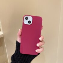 Japanese and Korean ins Simple solid color for 12Pro max Apple 13 phone case iPhone11 Silicone x xr soft 7p