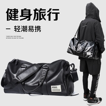 Fitness Bag Mens bag Tide brand sports training shoulder backpack shoulder bag mens large capacity cross portable travel bag