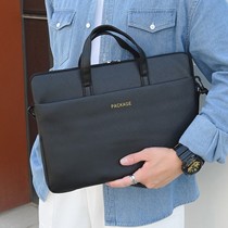 Mens Hand bag horizontal shoulder crossbody mens bag computer file bag large capacity handbag female business briefcase