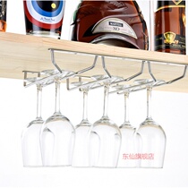 304 stainless steel red wine cup holder upside down household wine cup holder hanging red wine glass rack tall cup holder