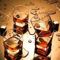 Lemea bow and arrow round whisky glass Household cup Foreign wine glass Glass Beer glass Spirits glass Water glass
