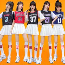 2021 European Football Cup national uniform Top 12 men and women cheerleading performance suit Short sleeve T-shirt skirt team uniform