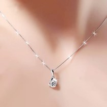 Chow Dai Sheng jewelry PT950 platinum necklace birthday gift counter platinum necklace jewelry diamond pendant female