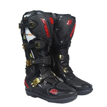 Motorcycle Cross-country Long Boots Riding Comfort Shoes Orientation Protection Stylish Styling Sheet Steel Sole Professional 1214t