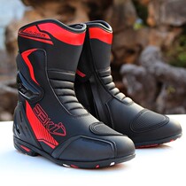 New motorcycle riding boots racing shoes locomotive cross-country riding shoes boots road race track boots anti-fall 1214t