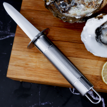 Thickened stainless steel raw oyster knife open oyster artifact professional barbecue pry oyster scallop oyster knife tool