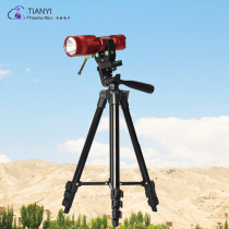 Fishing light three-foot bracket strong light flashlight lighting night fishing light foot clip night fishing Light Universal Shelf universal telescopic