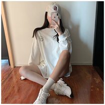 A21ABC2020 early autumn new boyfriend wind cool women wear loose thin Street long sleeve T-shirt women fashion