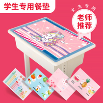  Primary school student placemat foldable first grade special lunch heat insulation pad waterproof and oil-proof Nordic childrens cartoon placemat