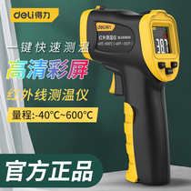 Powerful tool Infrared thermometer temperature measuring gun Industrial high-precision thermometer Oil temperature gun Kitchen water temperature measurement