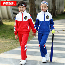 Autumn primary school students school uniforms Mens and womens childrens class uniforms Middle school students unified high school students  spring and autumn sports clothes suits