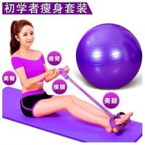 Sit-up pedal pull-up slim belly fitness equipment yoga ball yoga mat