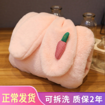 Warm baby girls use rechargeable big aunt to apply belly hot water bag explosion-proof cute dormitory warm water bag warm hand treasure