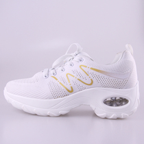 Hua Soft Sports Tai Chi Soft Ball Training Shoes Dance Shoes Sneakers Soft Power Ball Performance Shoes Mesh Face Shoes Women Shoes White Shoes