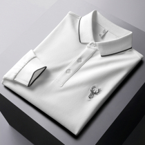 Pure cotton senior polo shirt men's long sleeve shirt 2022 spring new American trend business casual T-shirt men