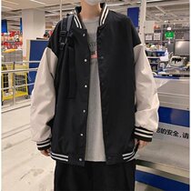 2021 Spring and Autumn New jacket men loose trend Korean version of ins Tide brand Wild couple baseball jacket