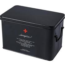 Household medical box storage box Medical box Family portable visiting multi-layer king-size large-capacity iron first aid box