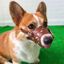 Pet supplies Dog mouth cover Corgi dog anti-bite and anti-barking special anti-eating and drinking water mask Corgi mouth cover