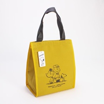 Spot : Snoopy limited yellow cute cartoon thickness insulation and cold insulation and package bag