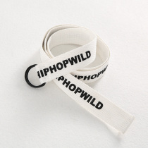 Elf Li Li childrens one-button open Belt Childrens belt street dance belt cool hip hop reflective canvas New