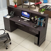  Simple mobile phone repair desk workbench Front desk cashier custom wooden counter Business shop restaurant bar table