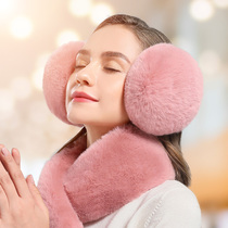 Earmuffs women winter plush warm antifreeze ear cover riding earmuffs students cute ear warm Korean version of ear cap ear bag