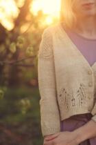 Boss cardigan pullover womens sweater jacket needle text translation knitting diagram from top to bottom non-finished