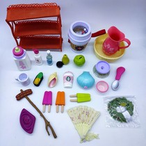 Bulk Stock Emulation Mini Food Items Ice Cream Drinks Series Model Accessories Children Toy Swing