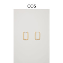 COS Ladies Brass long earrings gold 2021 Autumn New 0998199002