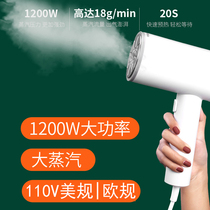 110V Volt Folding Wall-mounted Handheld Hanging Machine Small Mini Electric Iron Steam Brush Household Ironing Machine USA