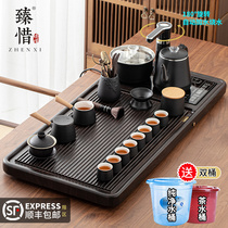 Zhenxi light luxury Kung Fu tea set Home living room office meeting guests High-end automatic integrated tea tray tea table