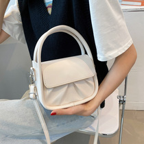 Hong Kong Kitty Pet Bag Universal Creative Bag 2021 New Tide Single Shoulder Diagonal Satchel Fashion Folds Double Hand Tide