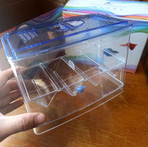 Fish tank incubator box independent isolation box ornamental Fry breeding guppies spawning room fish box for external use of fish tank