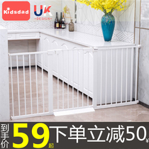Baby child safety door fence Stair fence Indoor dog isolation door Pet fence railing free hole