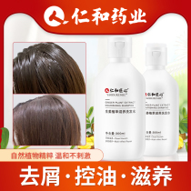 Renhe Ginger shampoo Oil control anti-dandruff anti-itching fluffy improve frizz shampoo cream for men and women Shampoo set