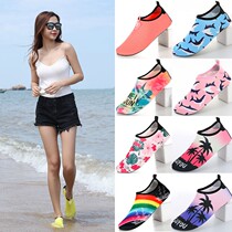 Beach socks shoes summer slippers water park play water sandals women swimming socks shoes socks folding socks