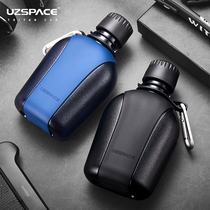 Youzhi outdoor travel water cup camping portable large plastic army pot mens large capacity military training fitness sports kettle