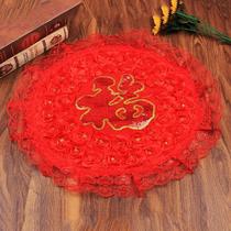 Wedding supplies wedding supplies sitting on a happy pad a bride dowry seat cushion red chair cushion tea kneeling pad stepping on a happy pad