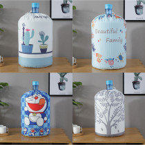 Upper opening cartoon drinking water Hood dust cover household living room Korean standard bucket fabric water dispenser cover cover