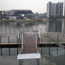 Factory supply yacht marina water boat aluminum alloy bridge specially customized high-quality floating bridge pier