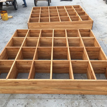 Custom Old Elm Wood Bookshelves Solid Wood Bookcase Log Plaid Hanger Lockers Landing Shelve Set To Be Full Wall