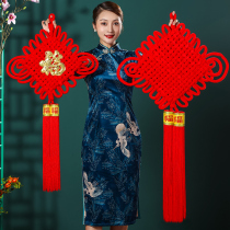 Chinese knot blessing pendant Living room large housewarming decoration supplies New home decoration New home entry blessing pendant