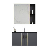Light lavish rockboard integrated face basin Baths cabinet Composition Nordic washroom modern minimalist wash-wash washstand Toilet Desk Basin Cabinet