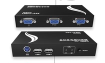 Maitou dimension moment MT-271UK-L kvm switcher 2 Port usb computer switcher 2 in 1 out hotkey switch