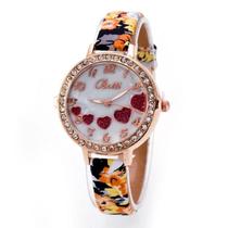  MR31 relojes mujer 2016 Flora Rhinestone Design Women Female